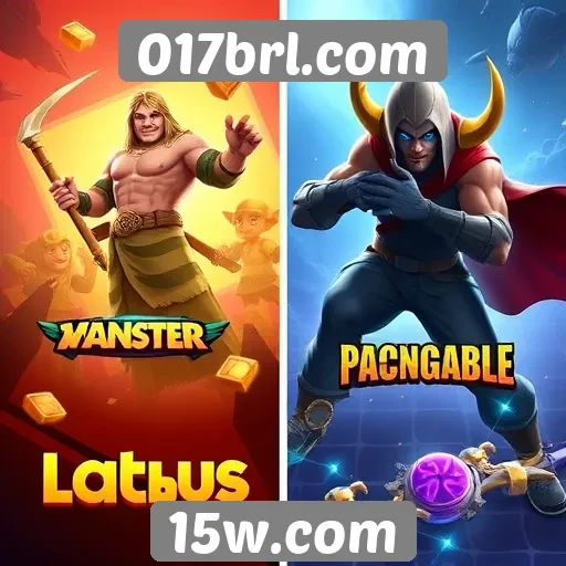 Comparação entre jogos populares disponíveis em 017brl